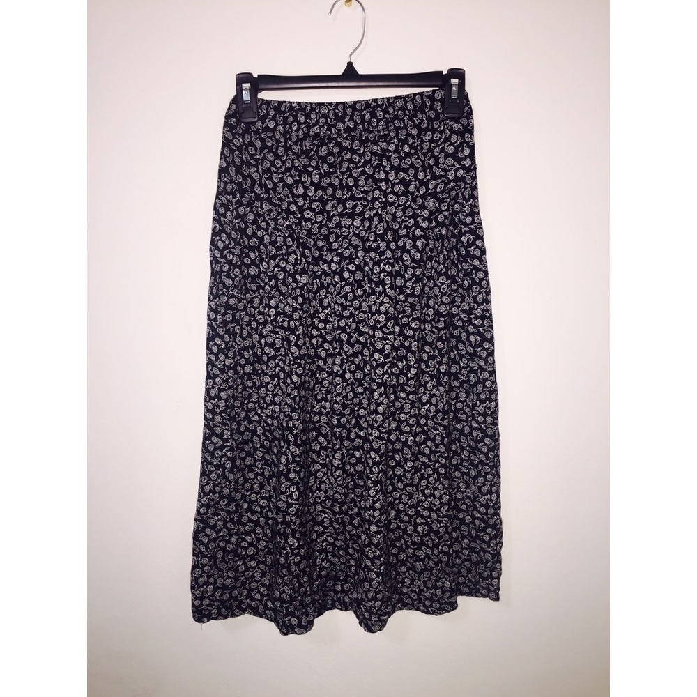 vintage pioko tea-length skirt